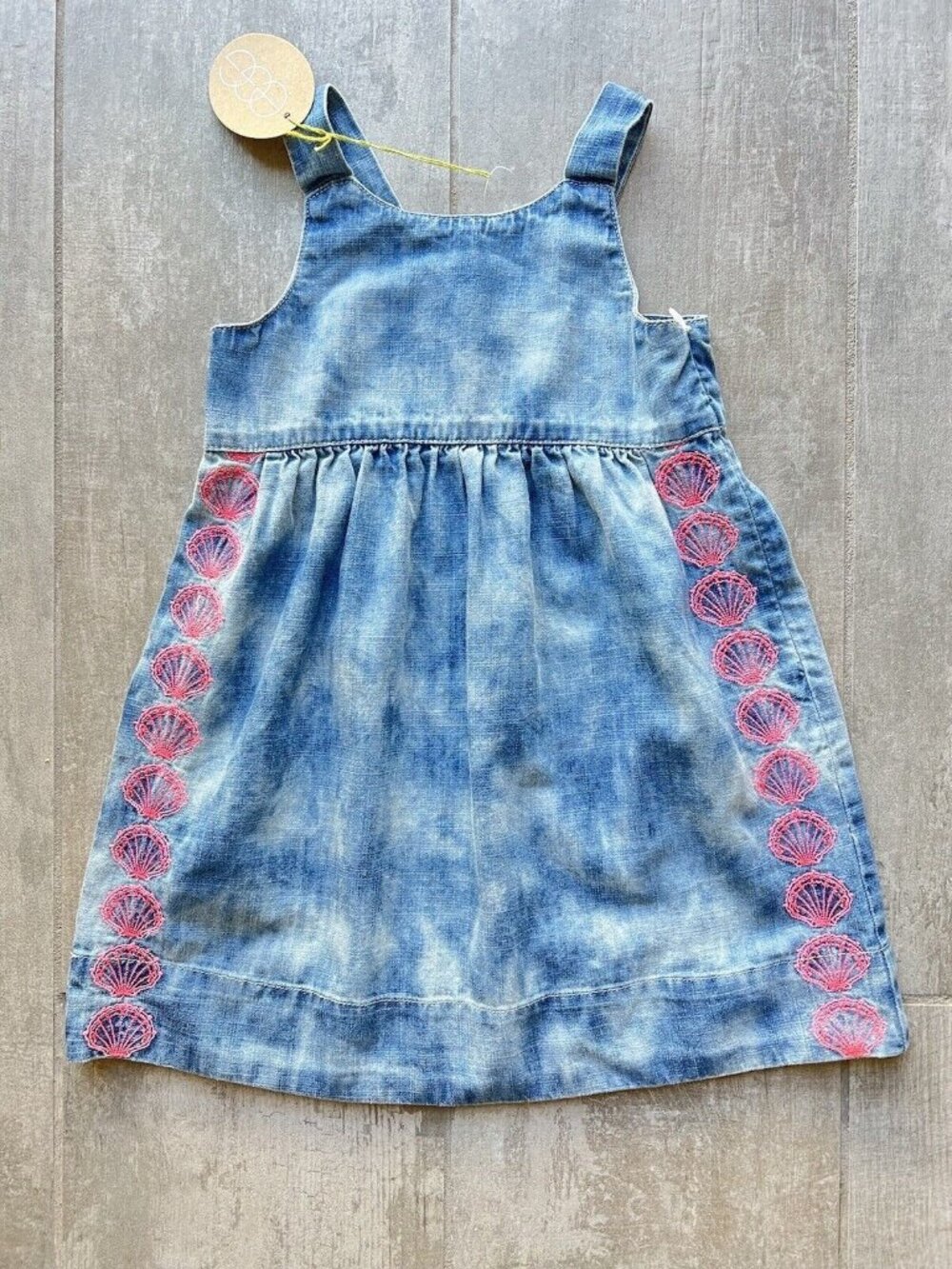 $62 Egg by Susan Lazar Aspen Dress Tie Dye Designer NEW Summer Seashell Beach 2T